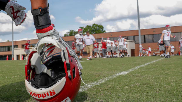 Alabama football practice